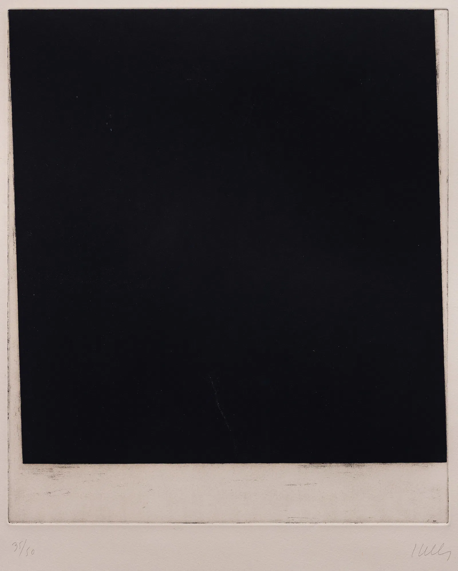 Ellsworth Kelly (American, 1923-2015) 'Wall (AXSOM 177)' Etching and Aquatint