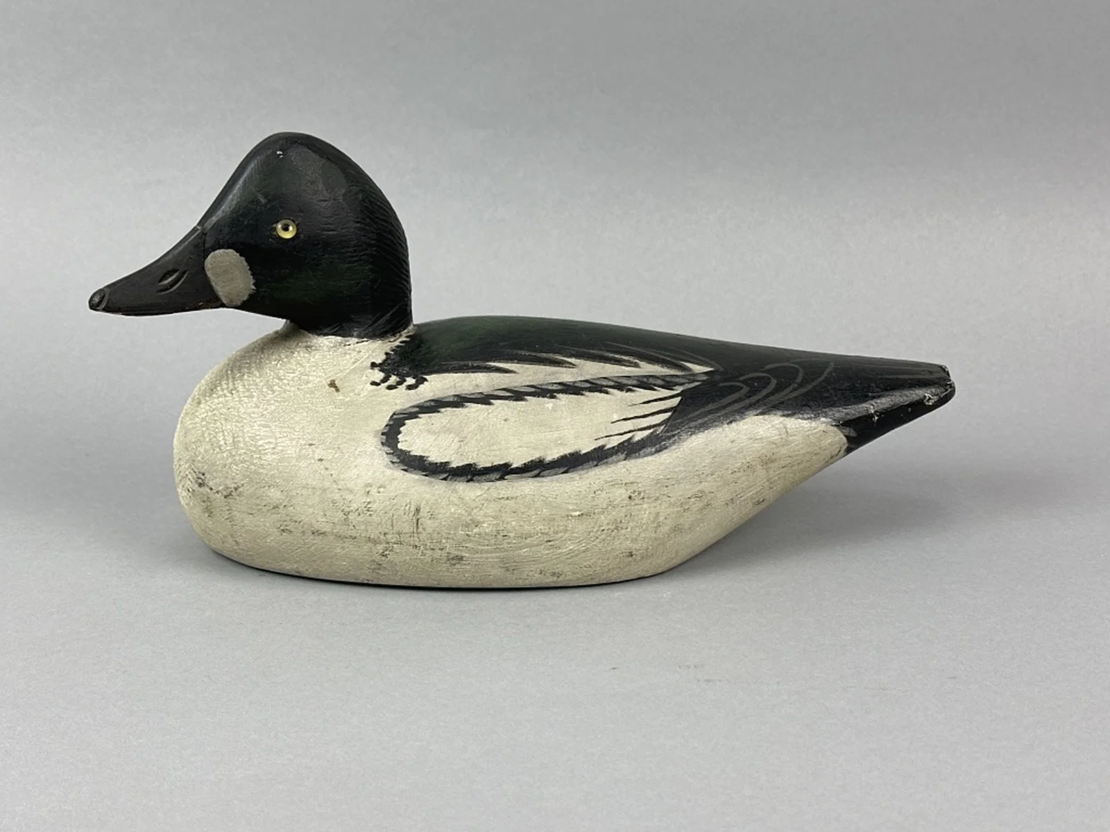 Elmer Crowell Goldeneye Drake Duck Decoy