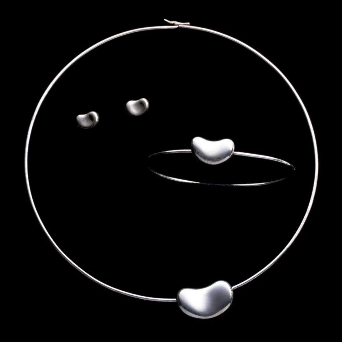 ELSA PERETTI FOR TIFFANY & CO STERLING BEAN SUITE