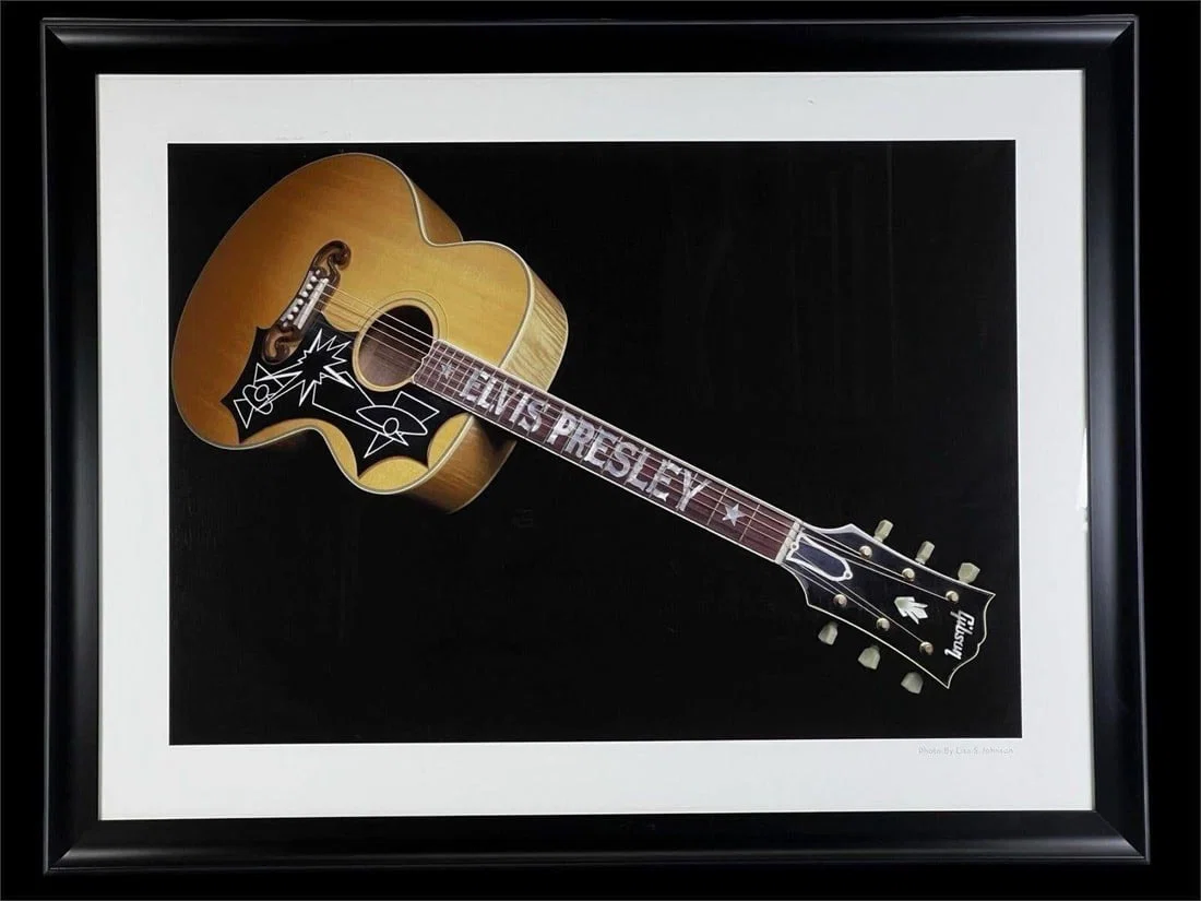 "Elvis Presley Guitar" LE Photo - Hard Rock Hotel