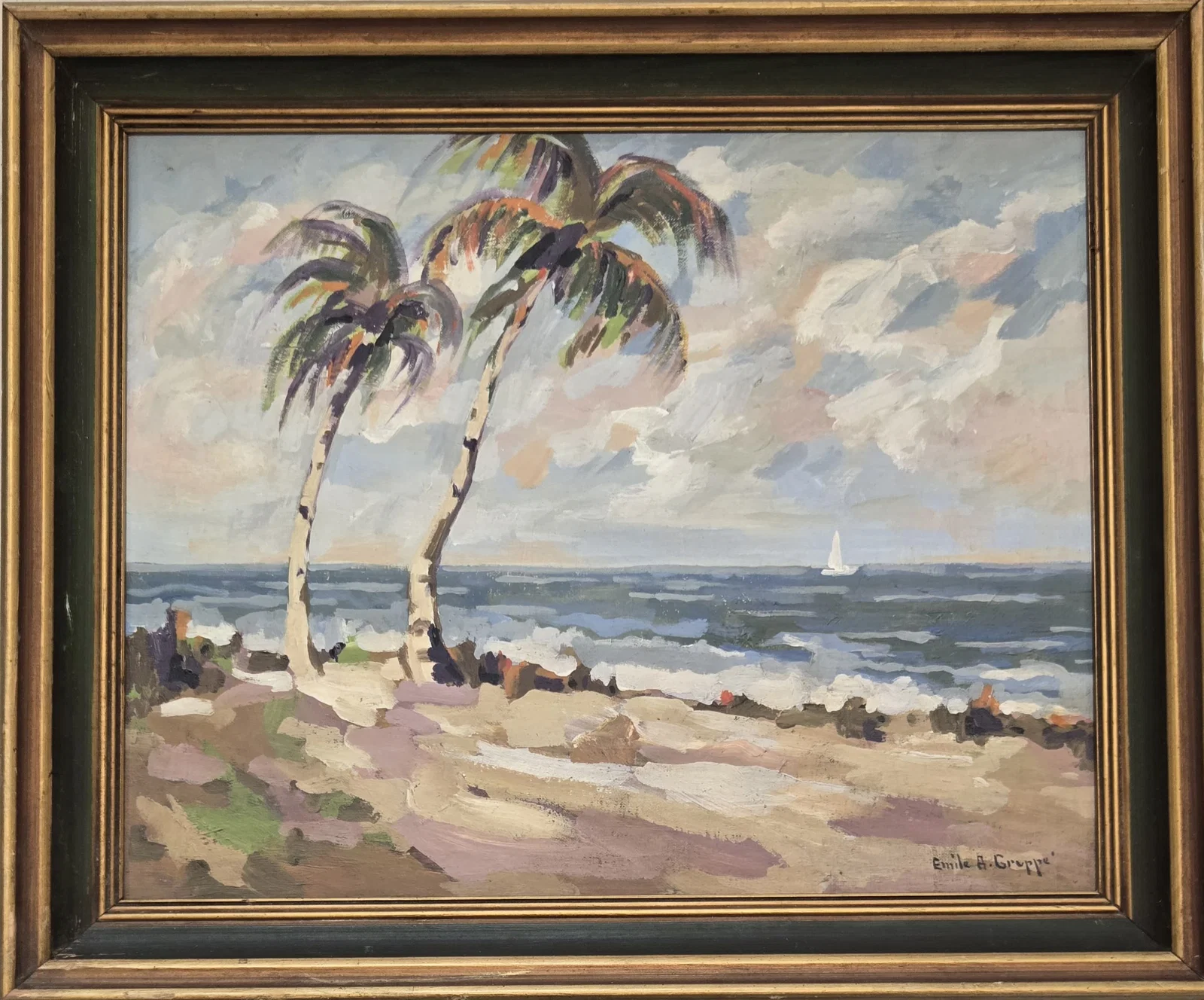 Emile Albert Gruppé was an American painter, known for impressionistic landscapes and Massachusetts