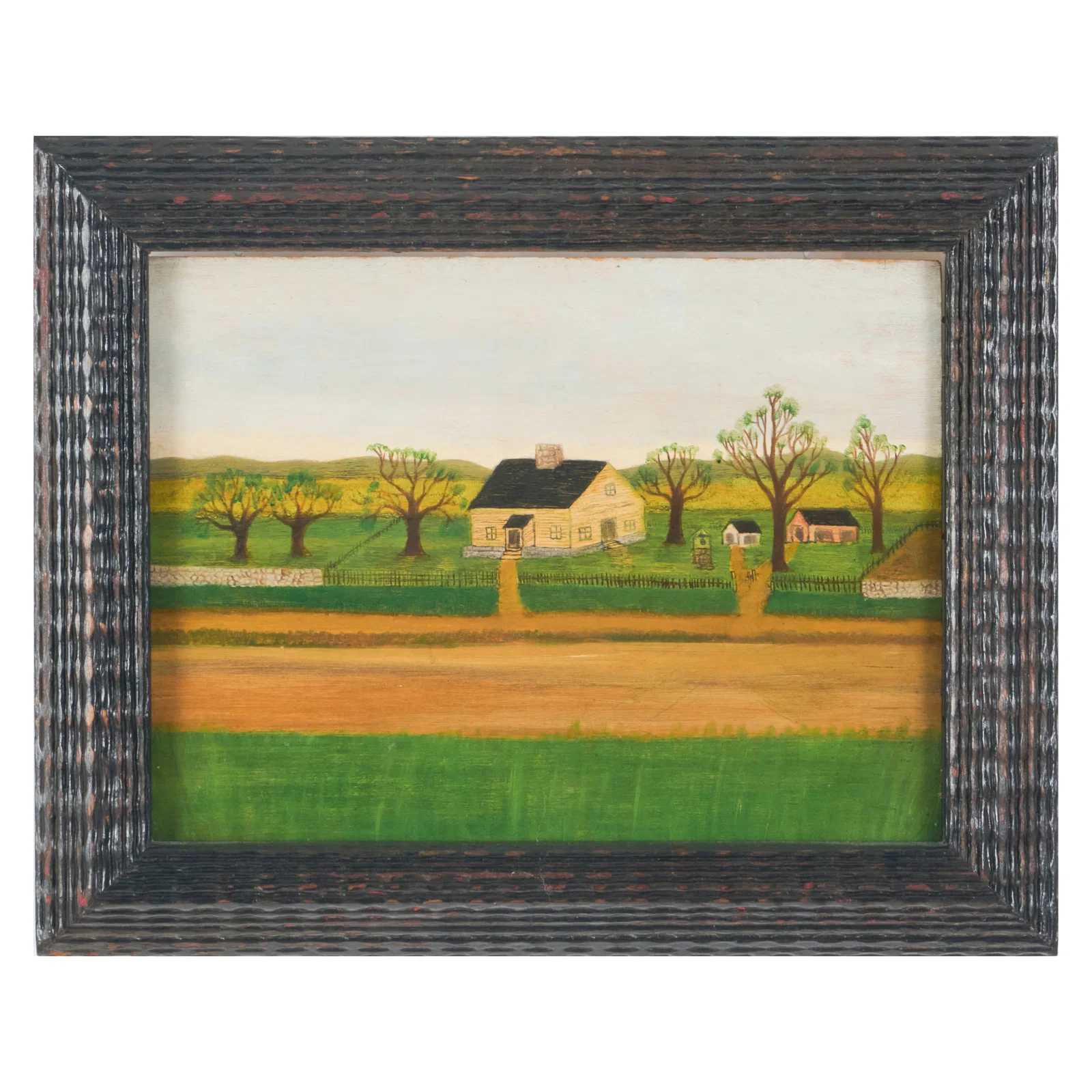 Emile Branchard (1881-1938): Houses in a Landscape