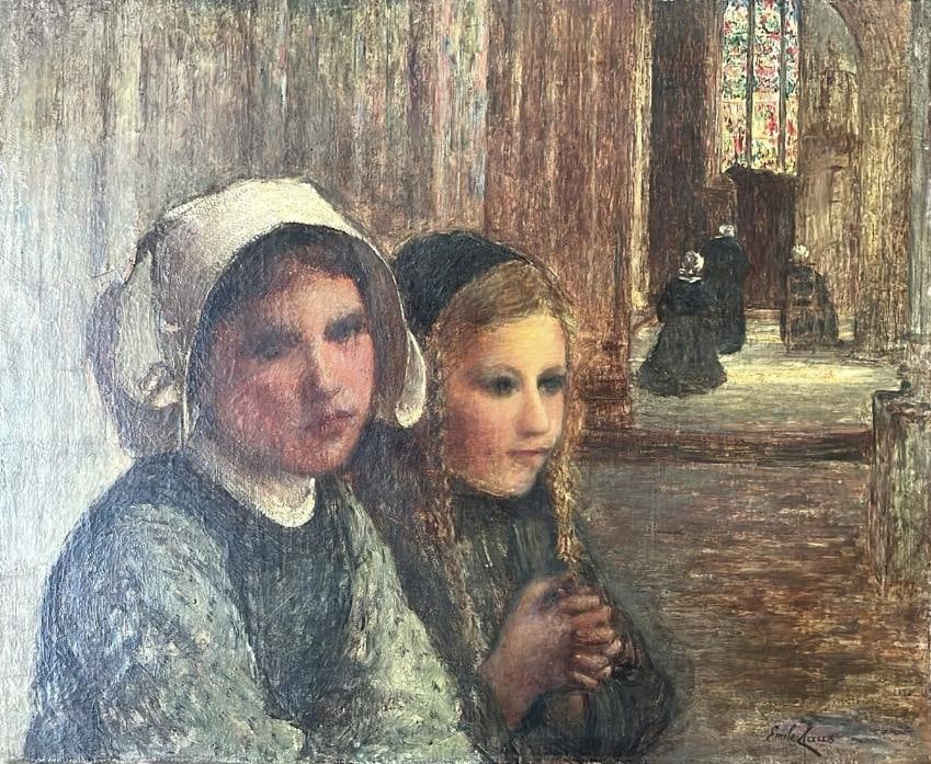 Emile Claus (1849-1924) Belgium Technique: oil painting on canvas