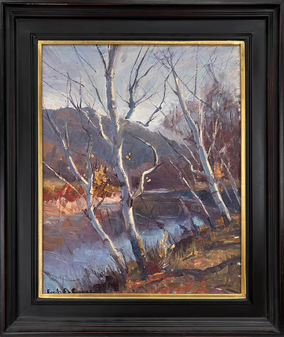 Emile Gruppé (1896-1978) Birches