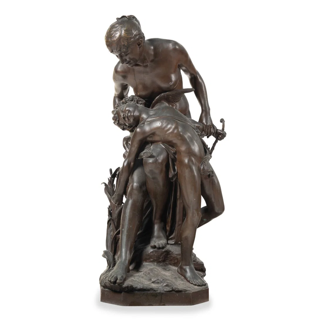 Emmanuel Dolivet (French, d. 1911) Woman with Cupid