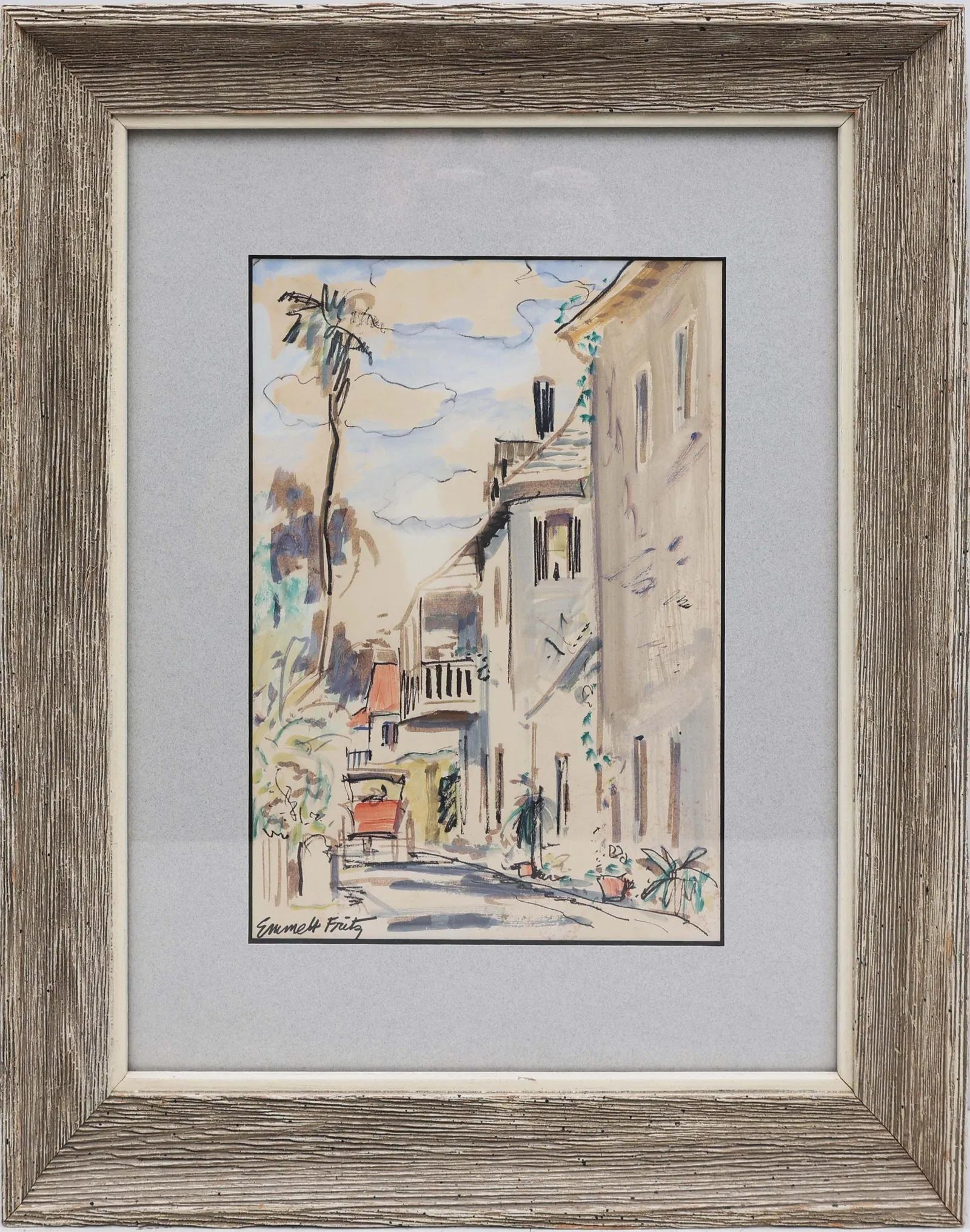 EMMET FRITZ FLORIDA ARTIST STREET SCENE