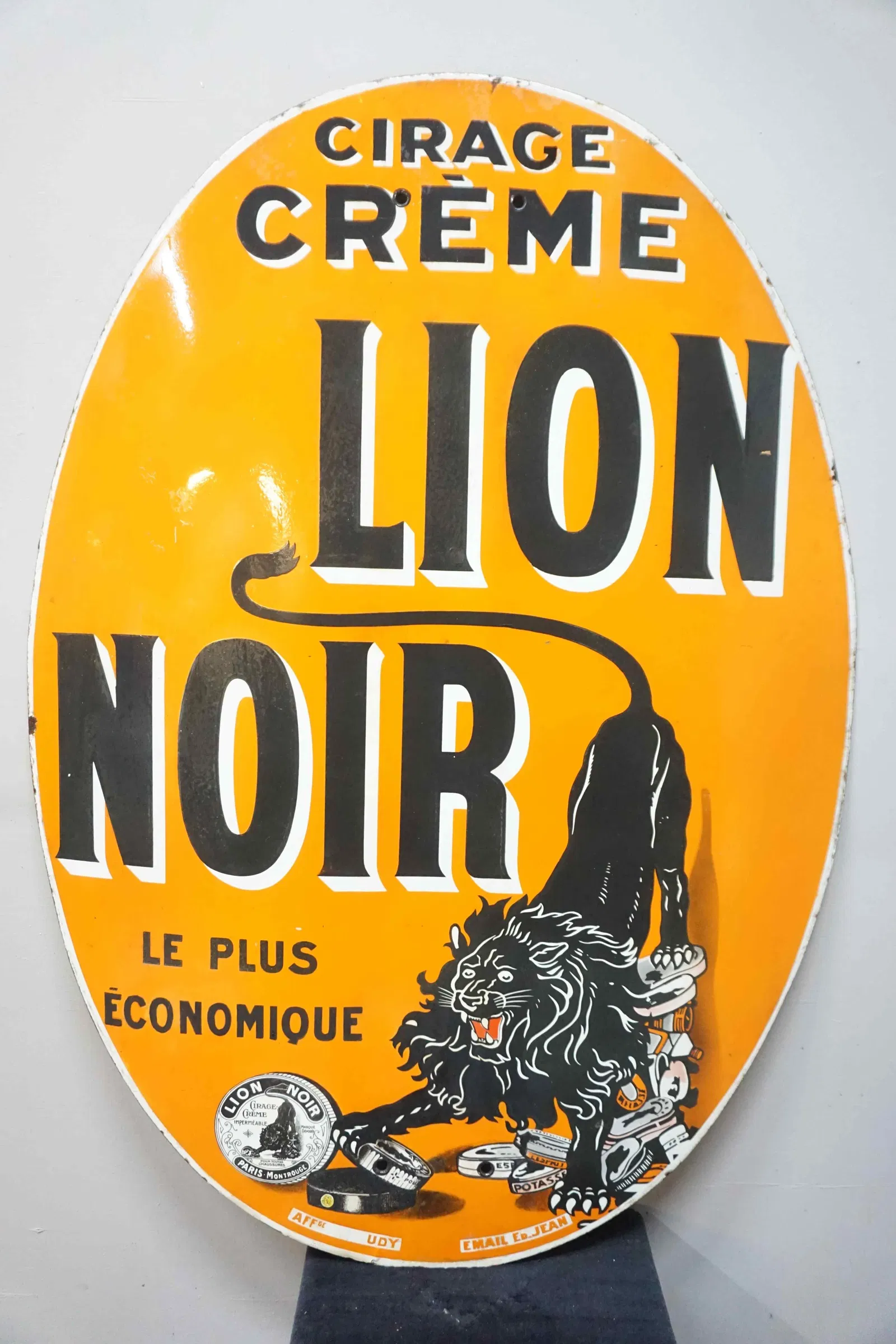 Enamel Sign