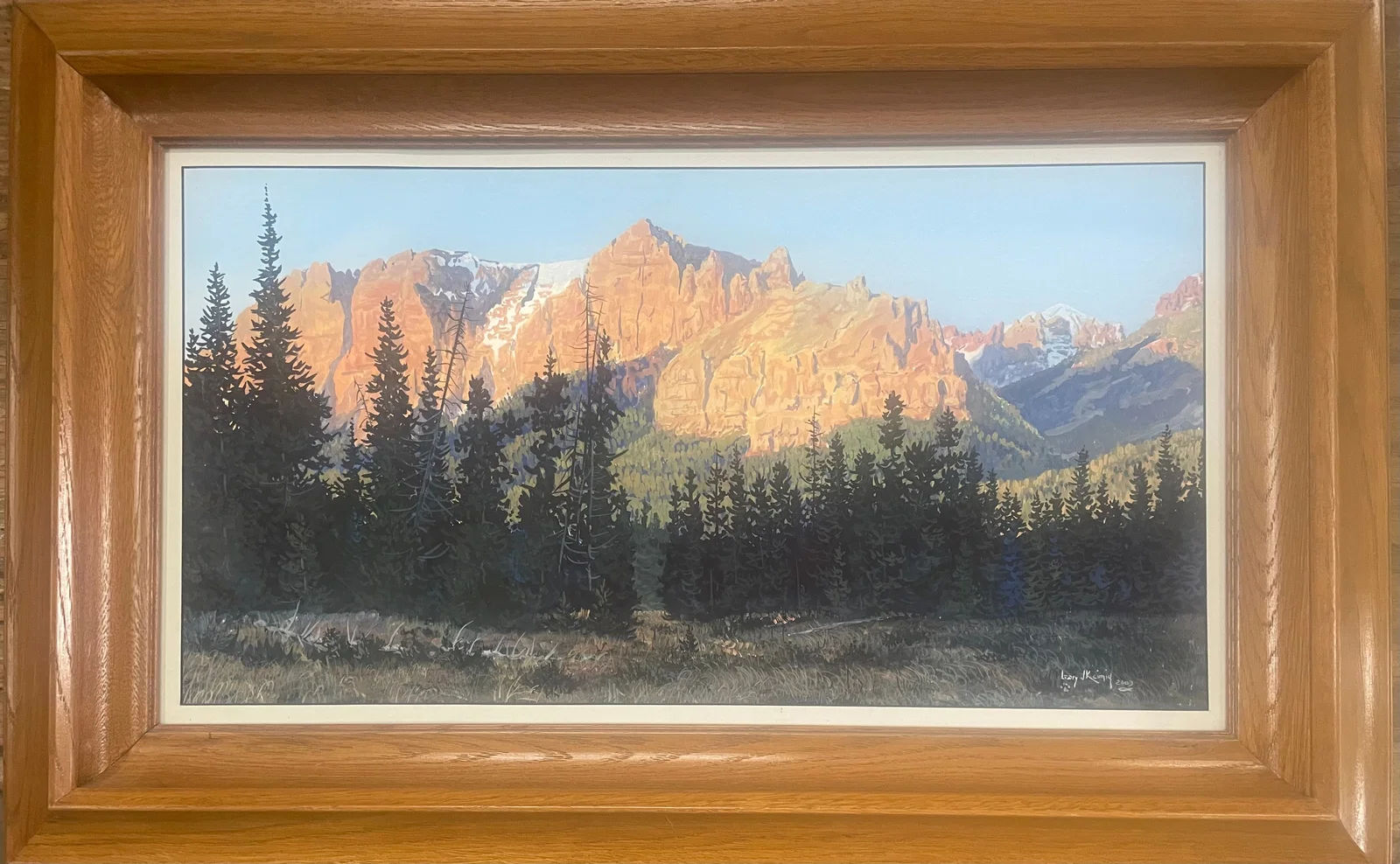 End of Day under glass