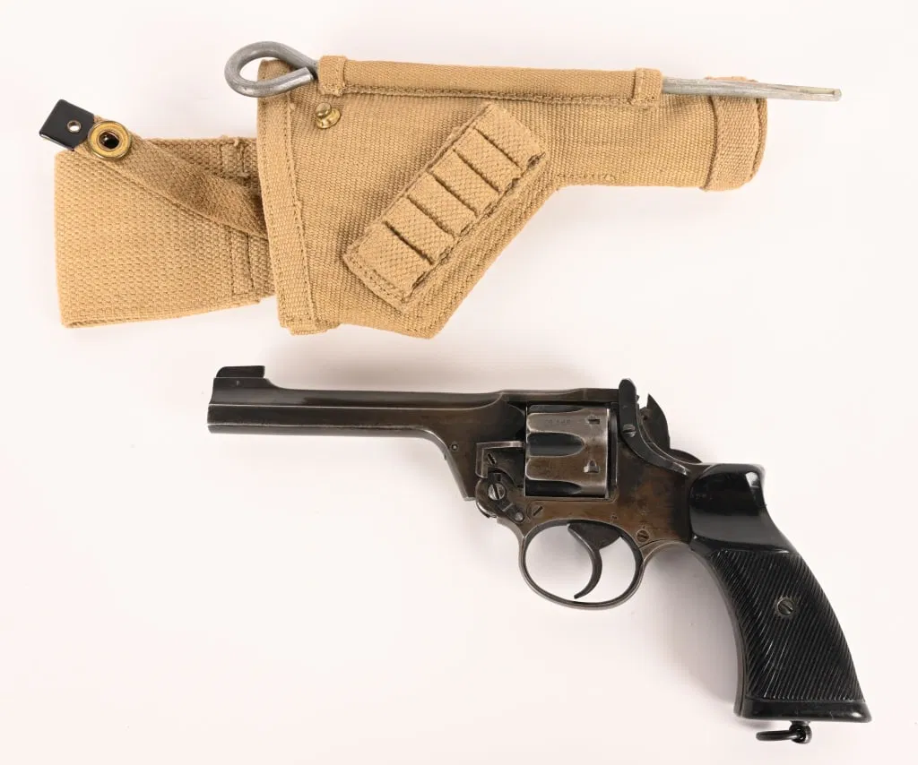 ENFIELD No. 2 MARK I .38 REVOLVER WITH HOLSTER
