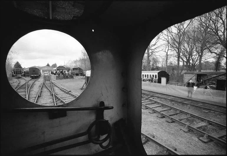Engine View, Mid-Suffolk Light Railway - Silver Gelatin