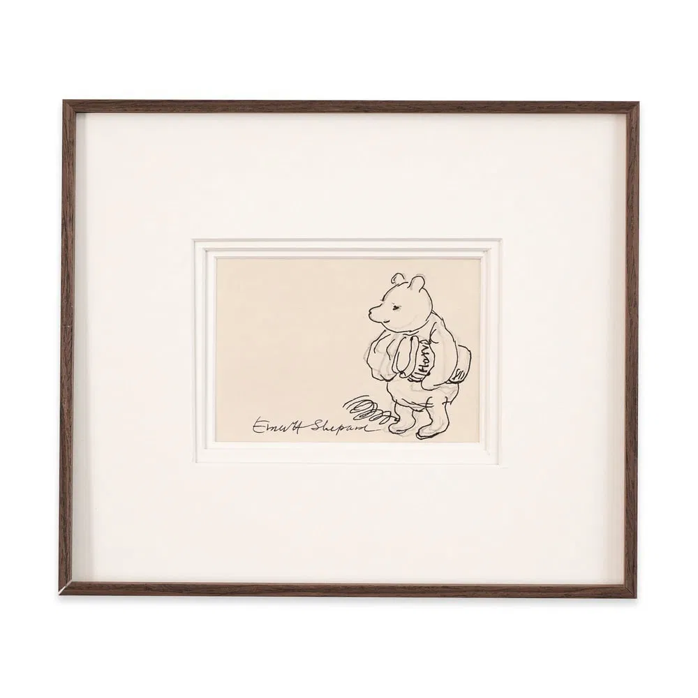 ERNEST SHEPARD SIGNED SKETCH