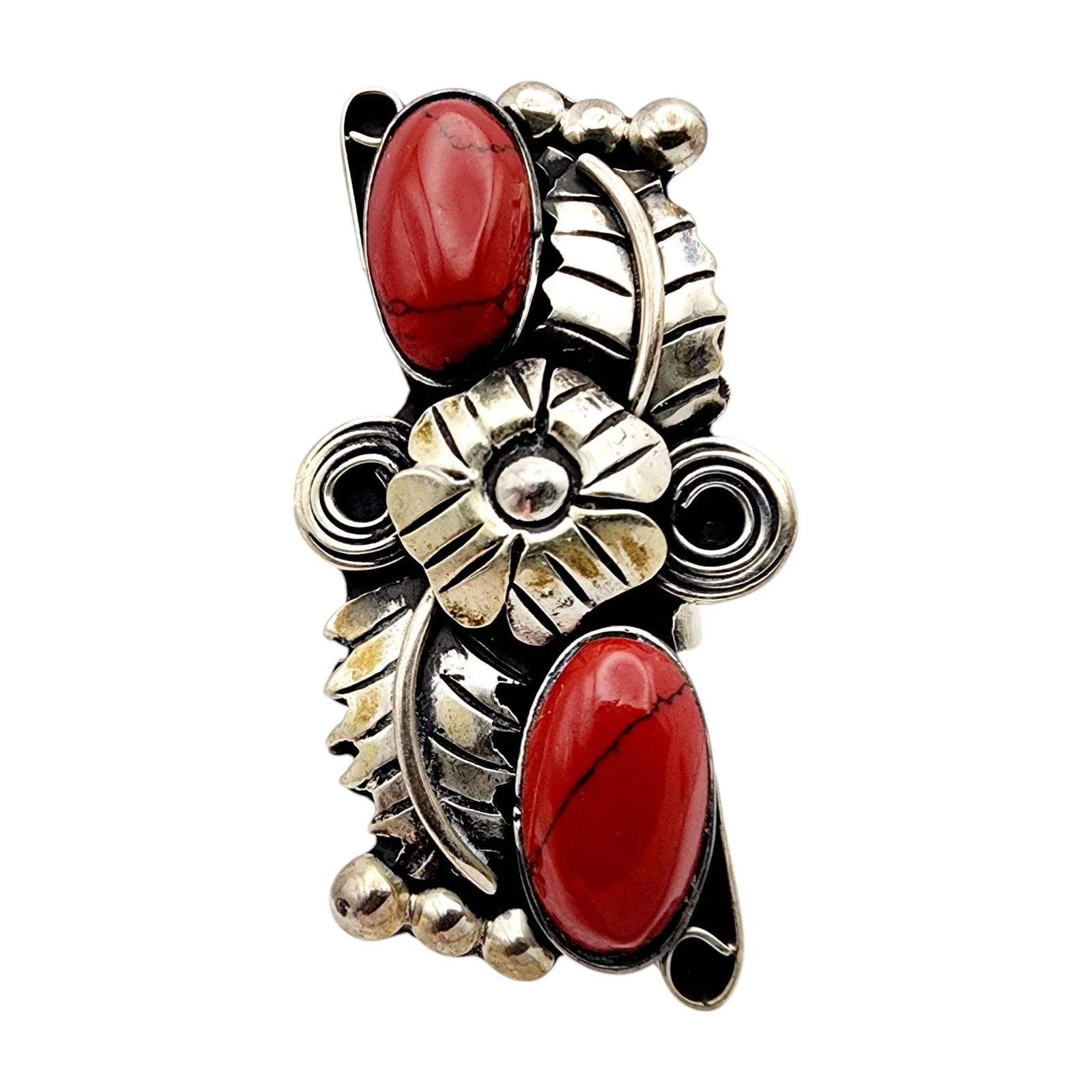 Esperanza Mexico Sterling Flower Adjustable Ring