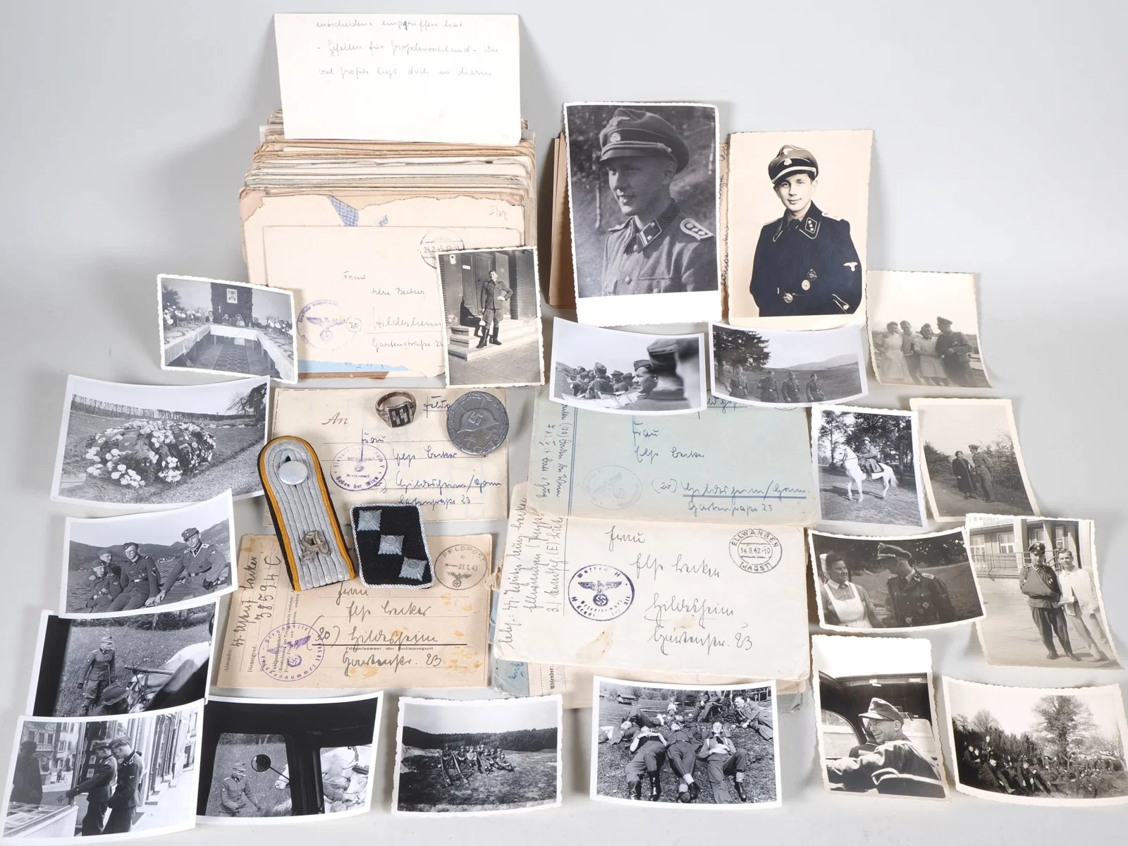 Estate of SS Untersturmführer Panzeraufklärer, SS Division Totenkopf, Ellwangen