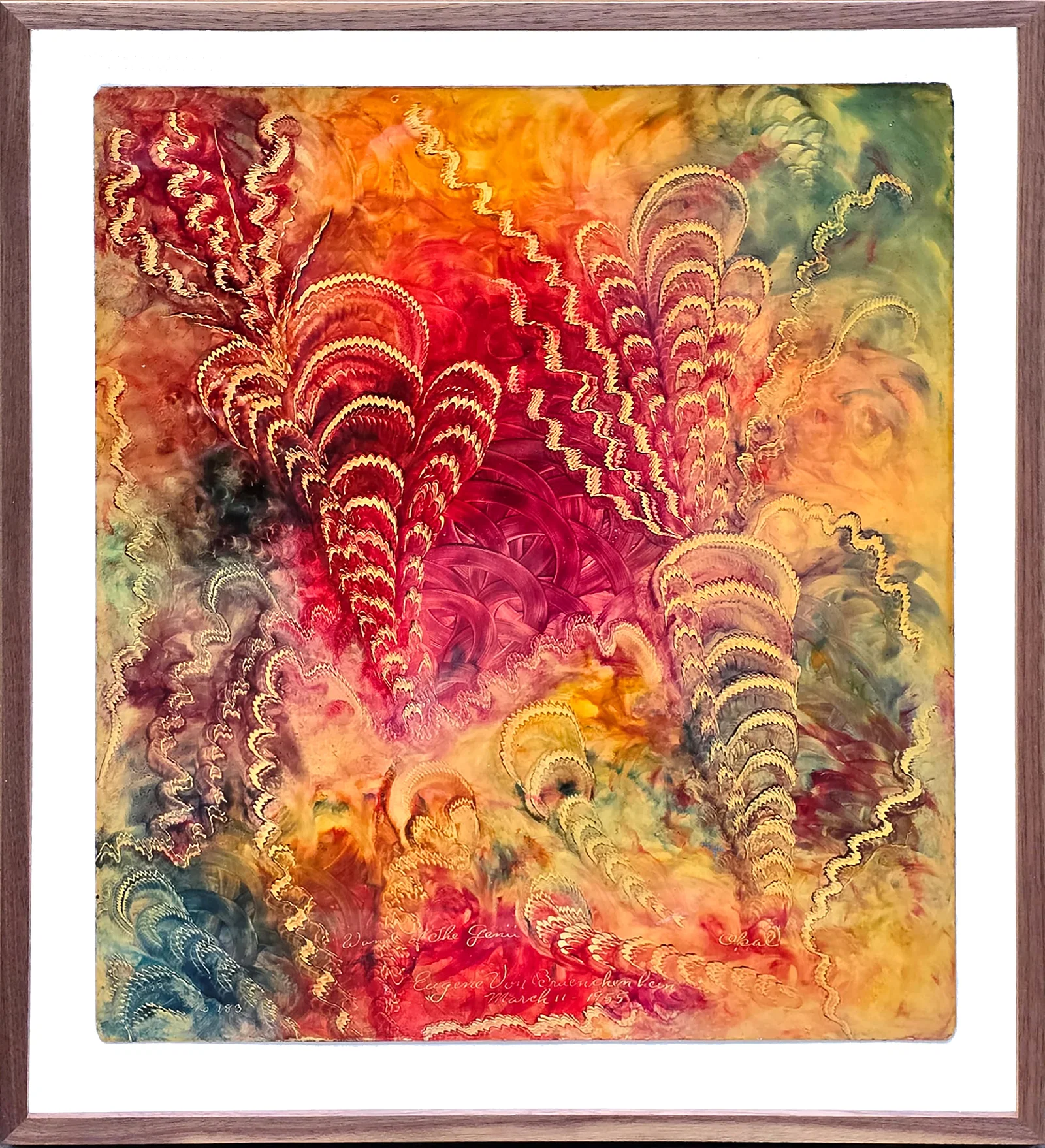 Eugene Von Bruenchenhein. Wand of the Genii, No. 183.