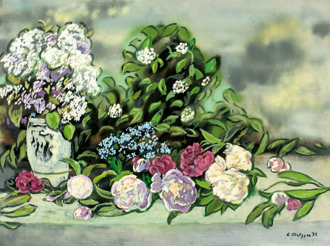 Evelyn Metzger (NY,Brazil,1911-2007) oil painting