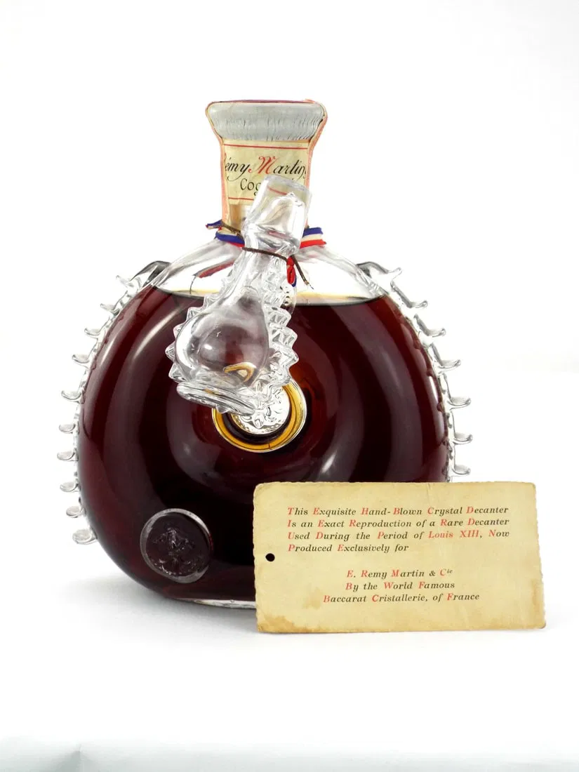 Exquisite French Mid Century Remy Martin LOUIS XIII COGNAC Baccarat Crystal Decanter