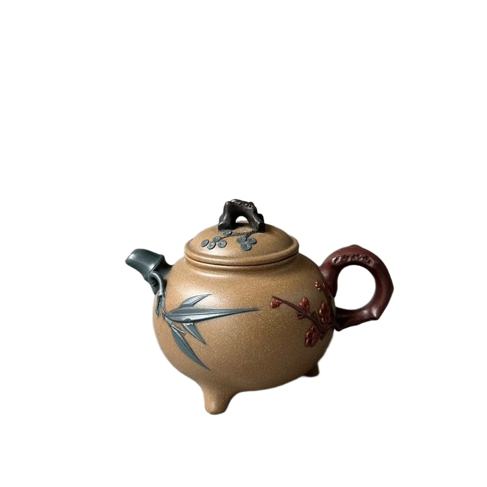 Exquisite purple clay teapot