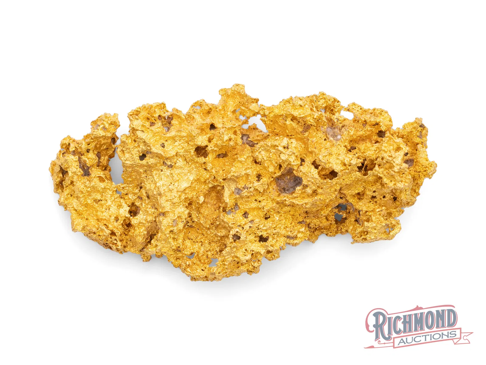 Extremely Large 391g Natural Gold Nugget (12.5oz) - Golden Honeycomb