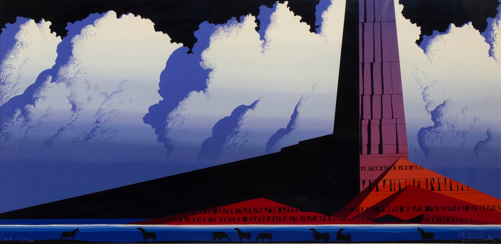 Eyvind Earle (1916-2000) California