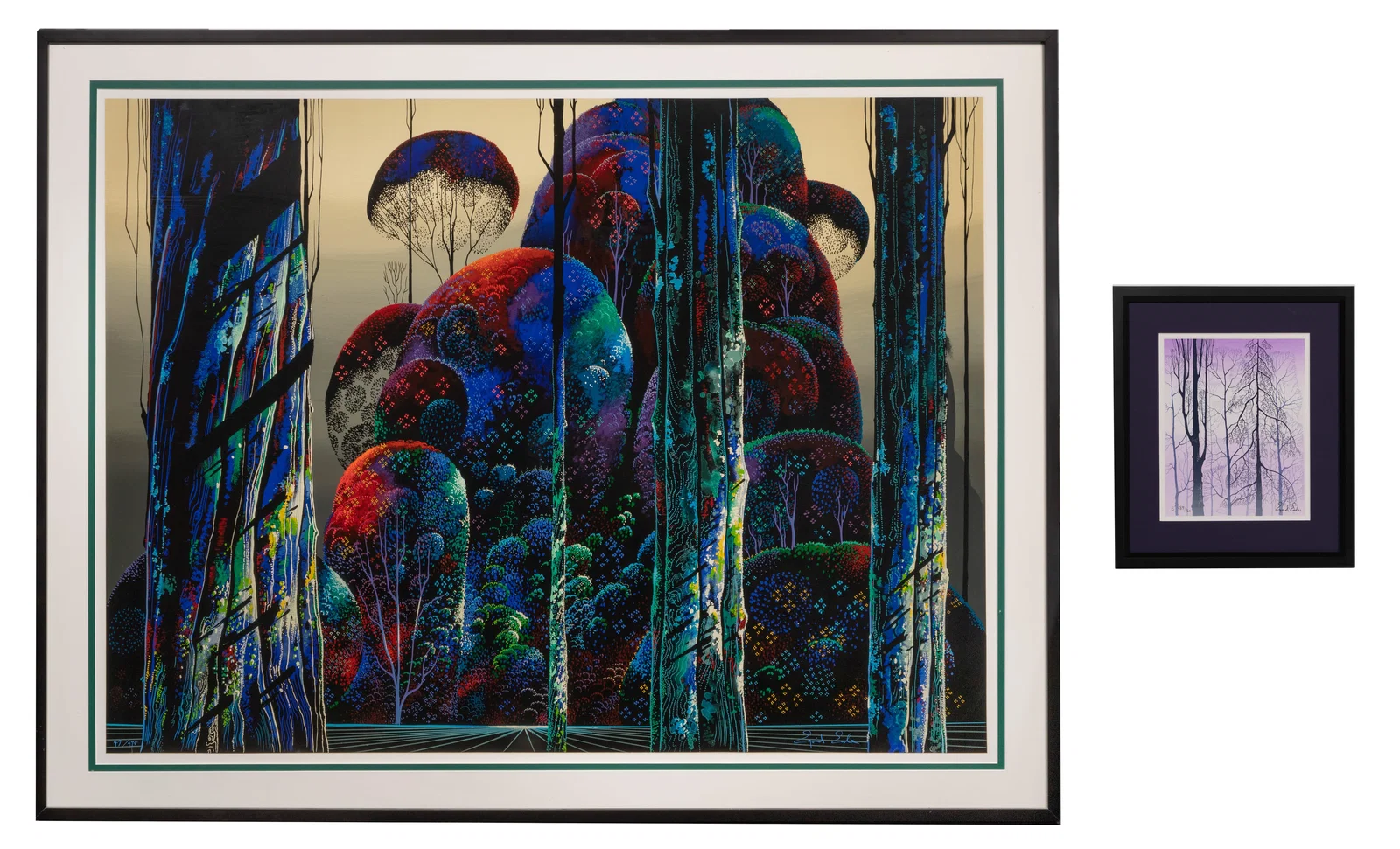 Eyvind Earle (American, 1916-2000) Serigraphs