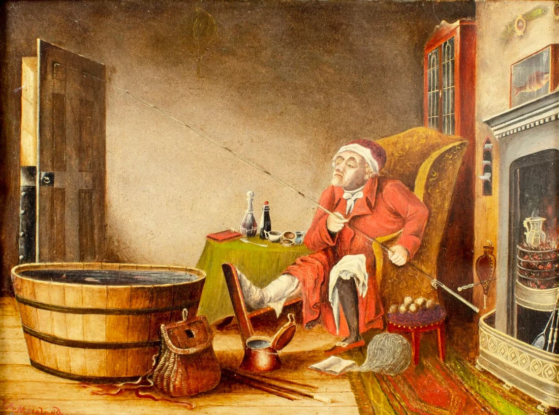 F A Moreland (Europe,19C) oil painting antique