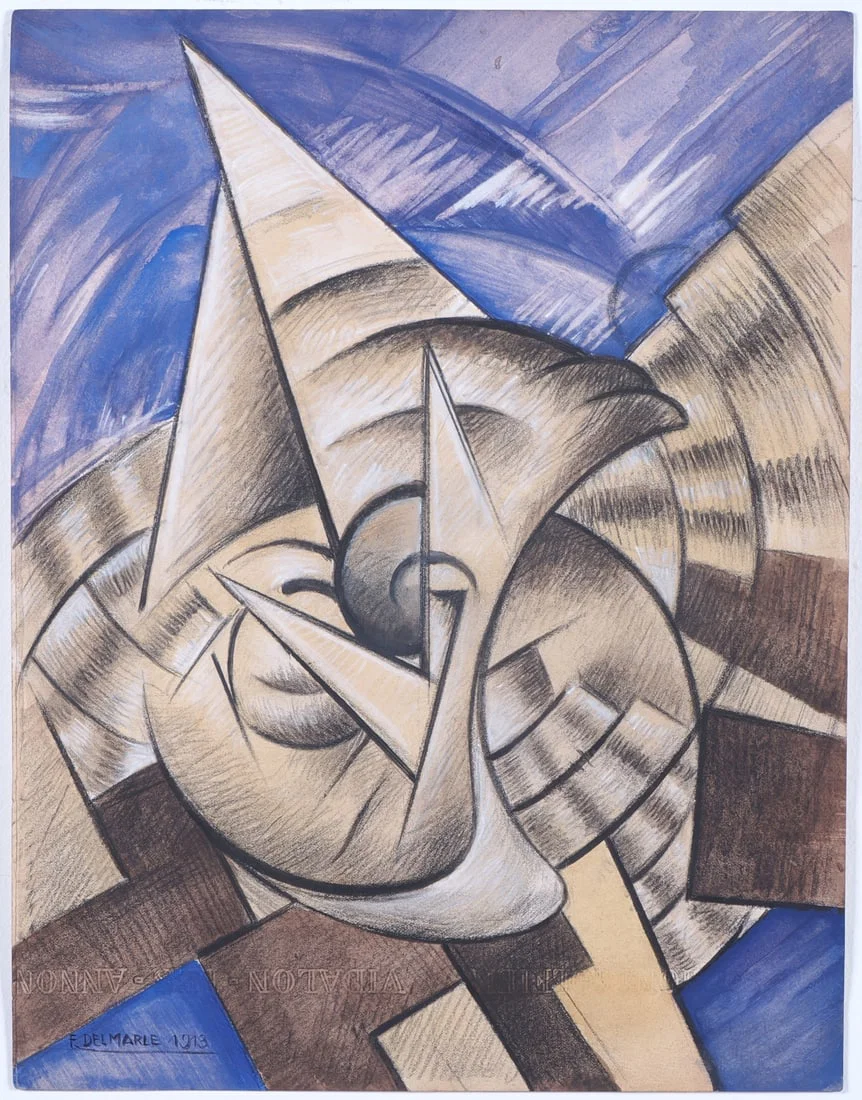 Felix Del Marle (1889-1952) attr. - Cubist Composition, 1913