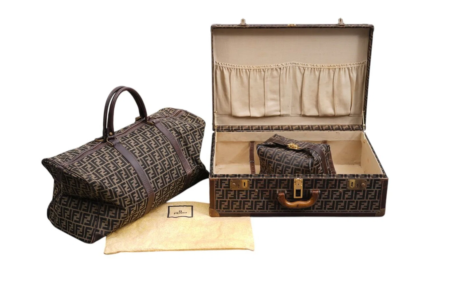 Fendi Luggage, 3 Pcs. As Is