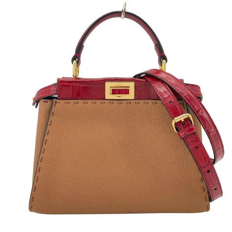 FENDI MINI PEEK-A-BOO CELERIA HANDBAG