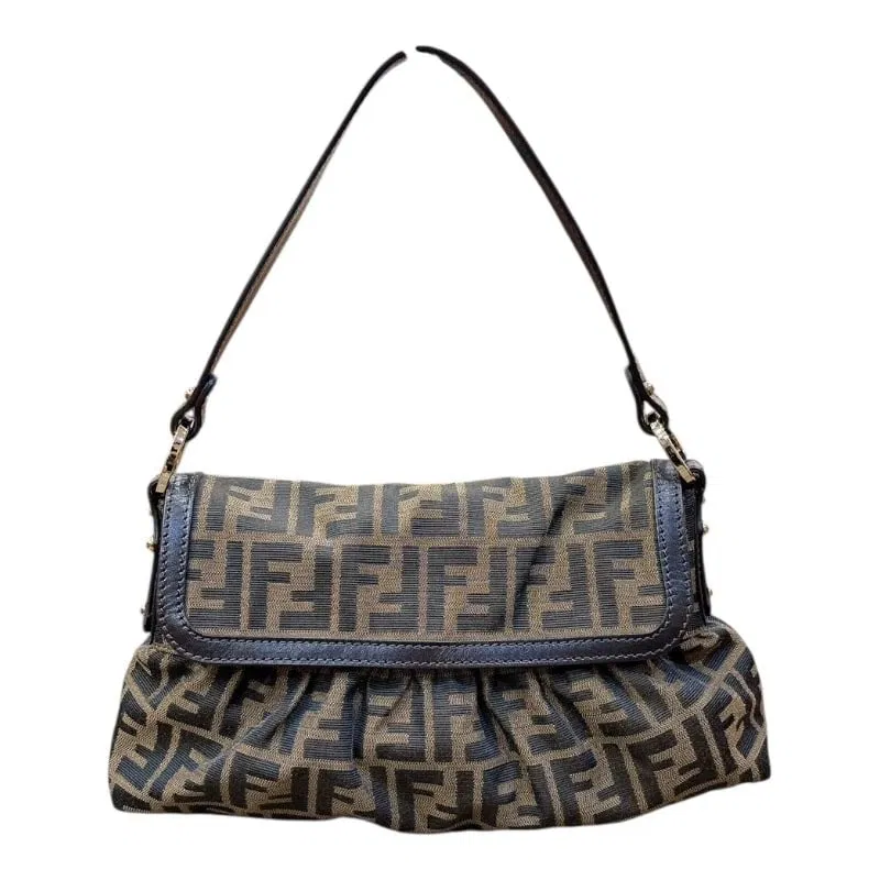 FENDI ZUCCA SHOULDER BAG SHOULDER BAG