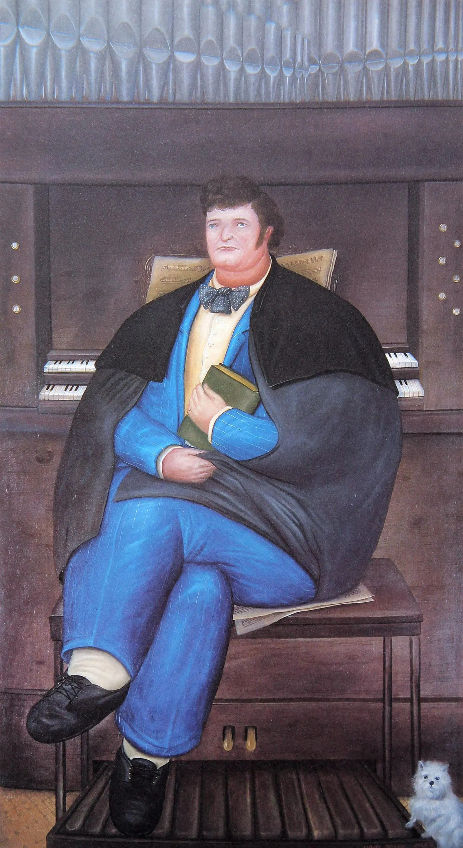 Fernando Botero 11 Portrait of Claude Bernard 1983