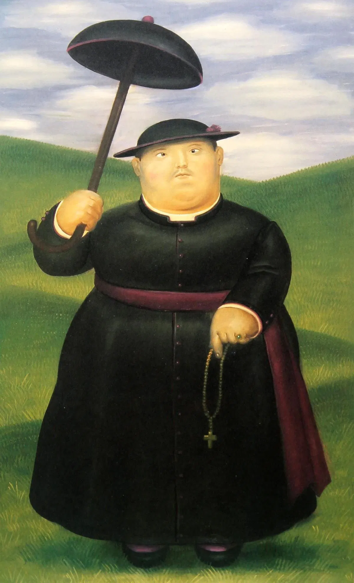 Fernando Botero 15 Walk in the hills 1983