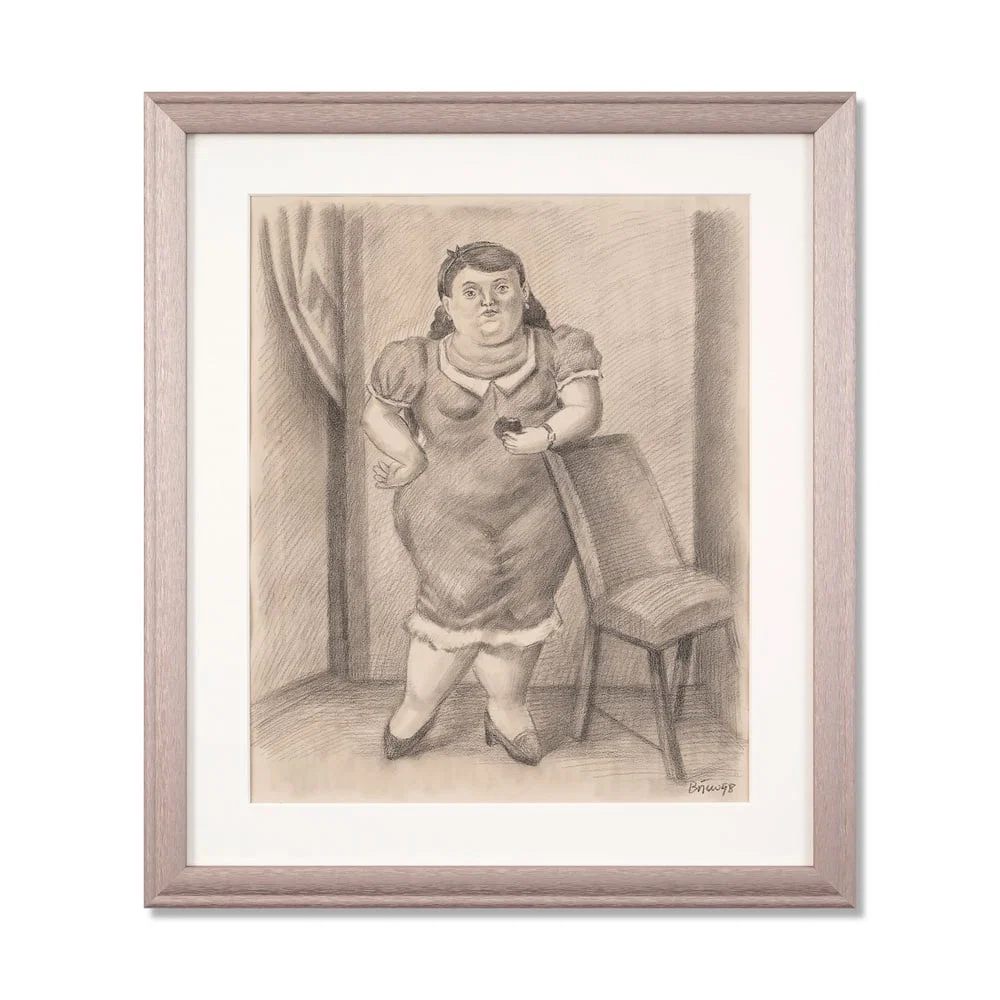 FERNANDO BOTERO (1932-2023), ATTRIBUTED TO, CHARCOAL ON PAPER