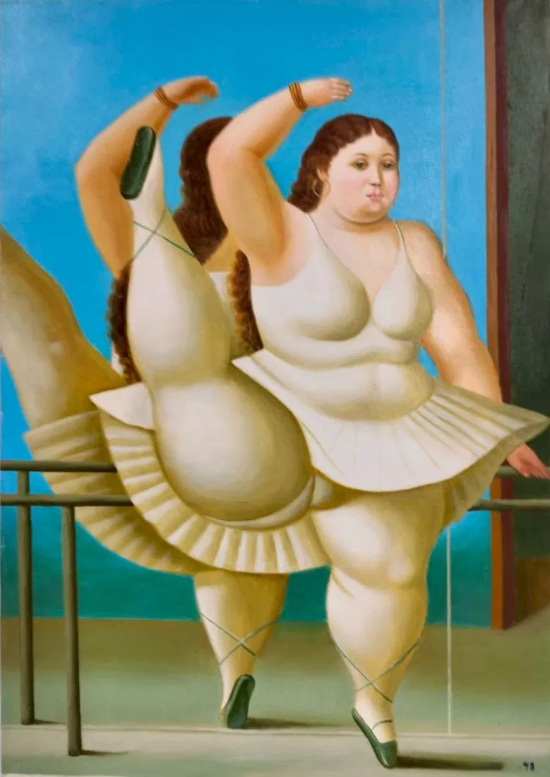 Fernando Botero (1932–2023) Colombian Oil/Canvas in the Style of Botero Late 20th Century