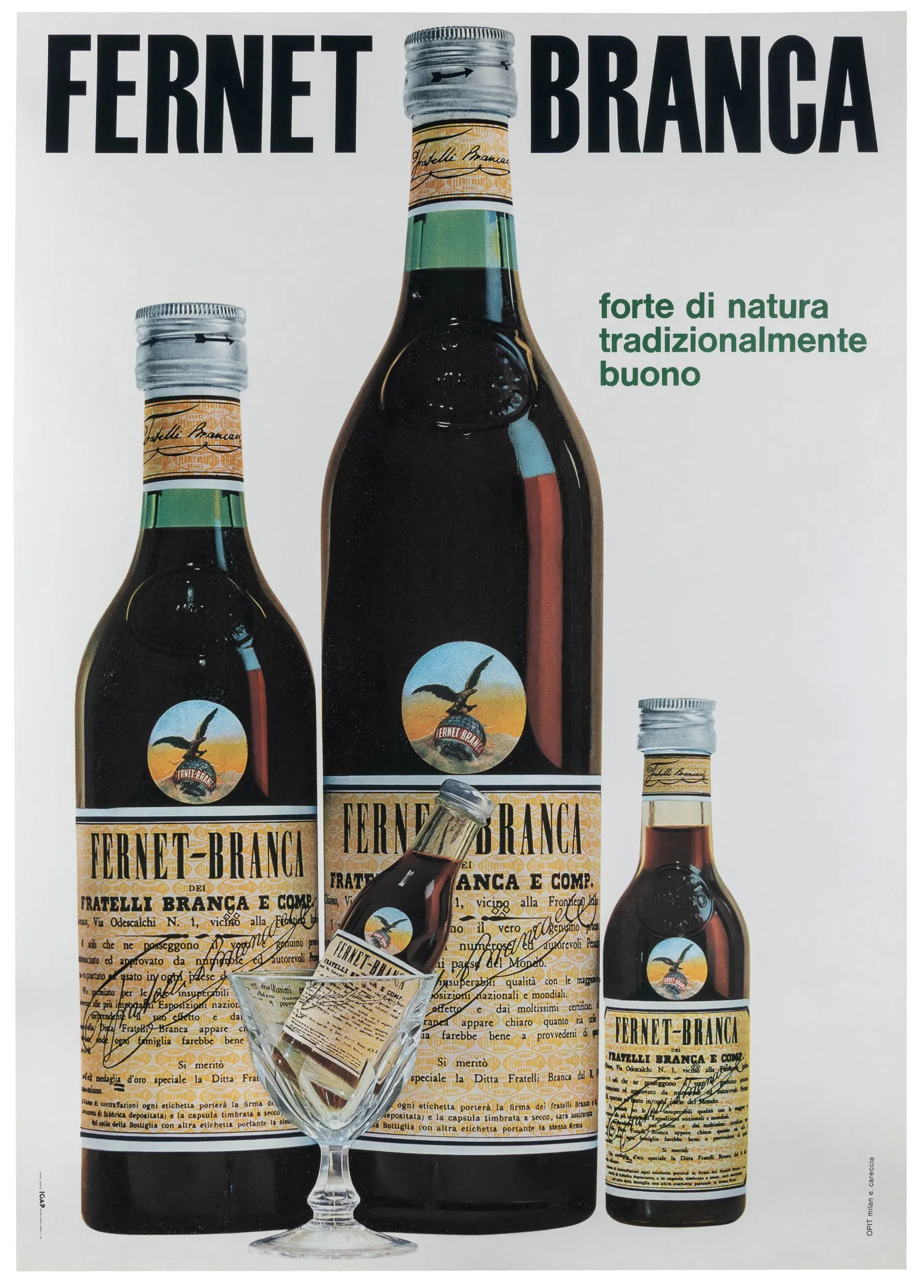 Fernet Branca. Italy, 1969.