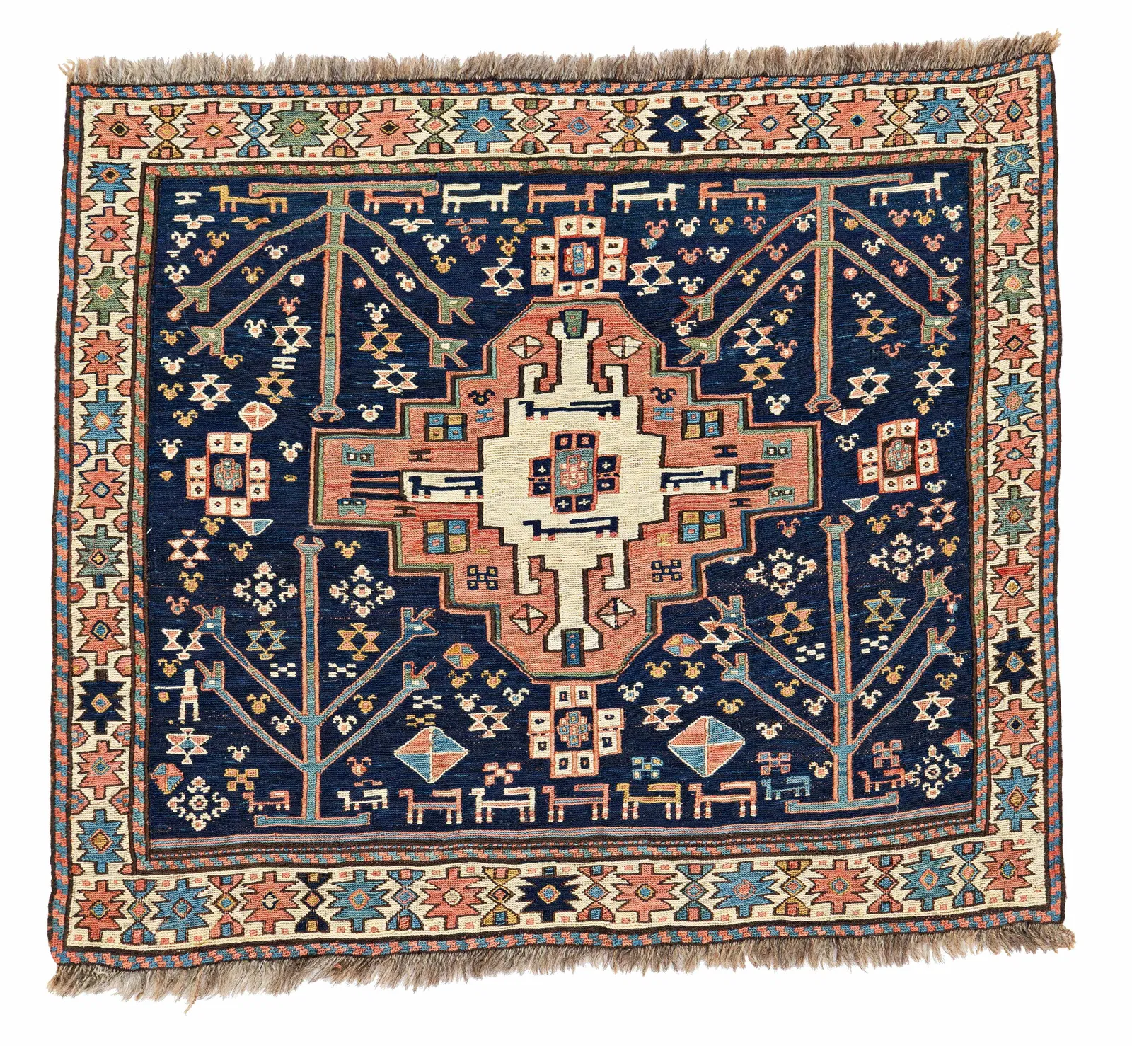 Fine Shahsavan Soumak Bag Face