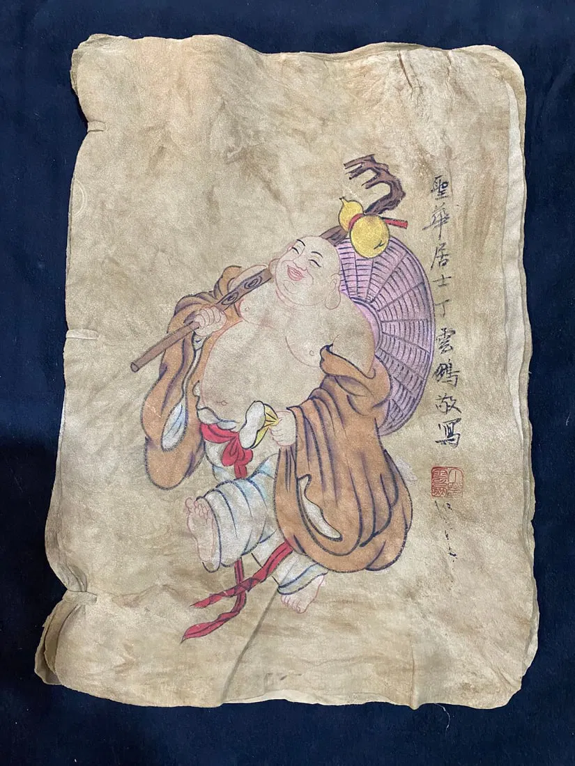 Fine sheepskin paintings