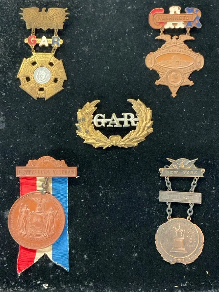 Five (5) Grand Army of The Republic Medals