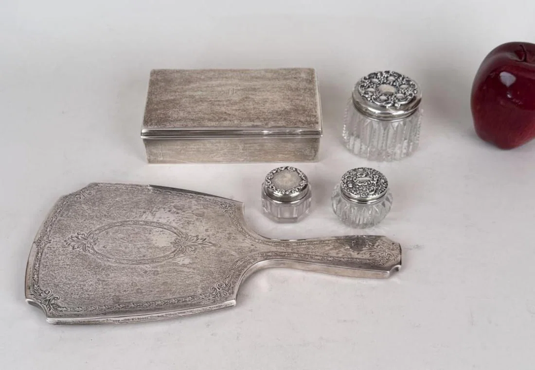 Five Sterling Vanity Items
