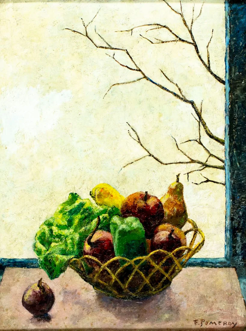 Florence Walton Pomeroy (ME,NJ,1889-1981) oil painting