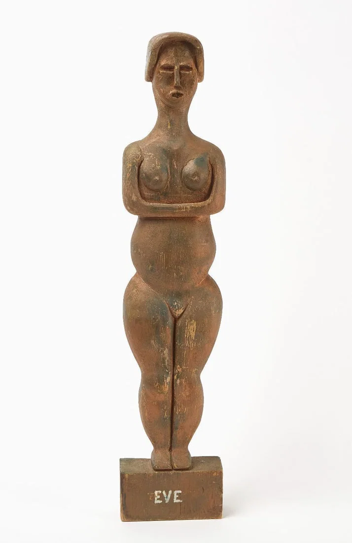 Folk Art Figure of Eve