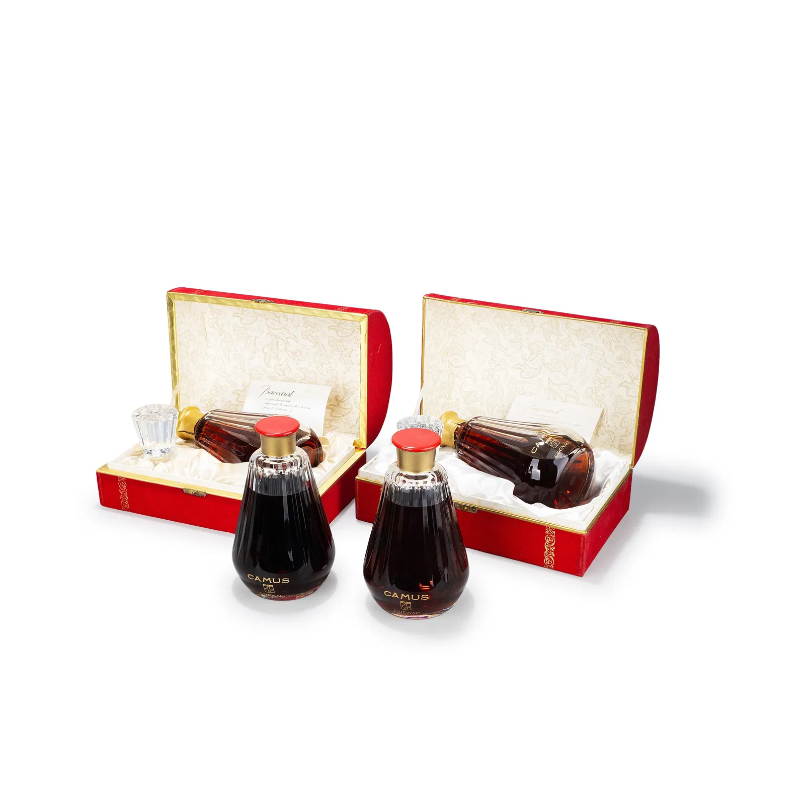 Four Bottles of Camus Cognac Brandy