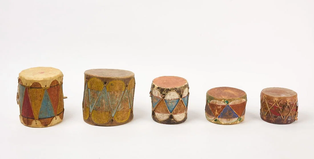 Four Southwestern Children's Drums