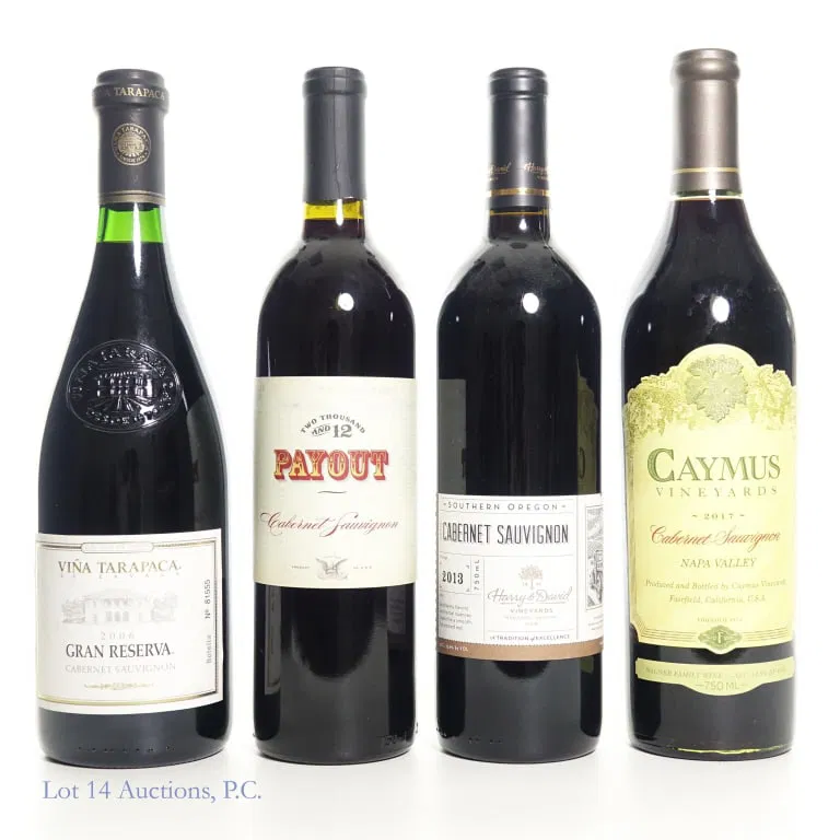 Four Various Cabernet Sauvignons (Caymus & More)