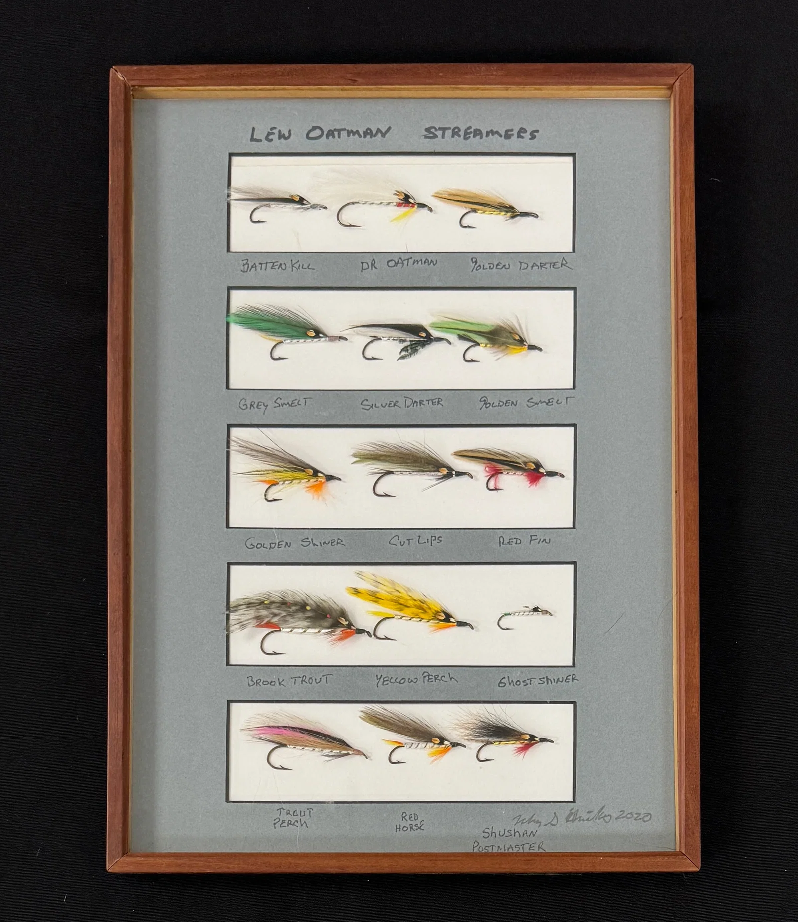 Framed Hrinko-Oatman Streamers