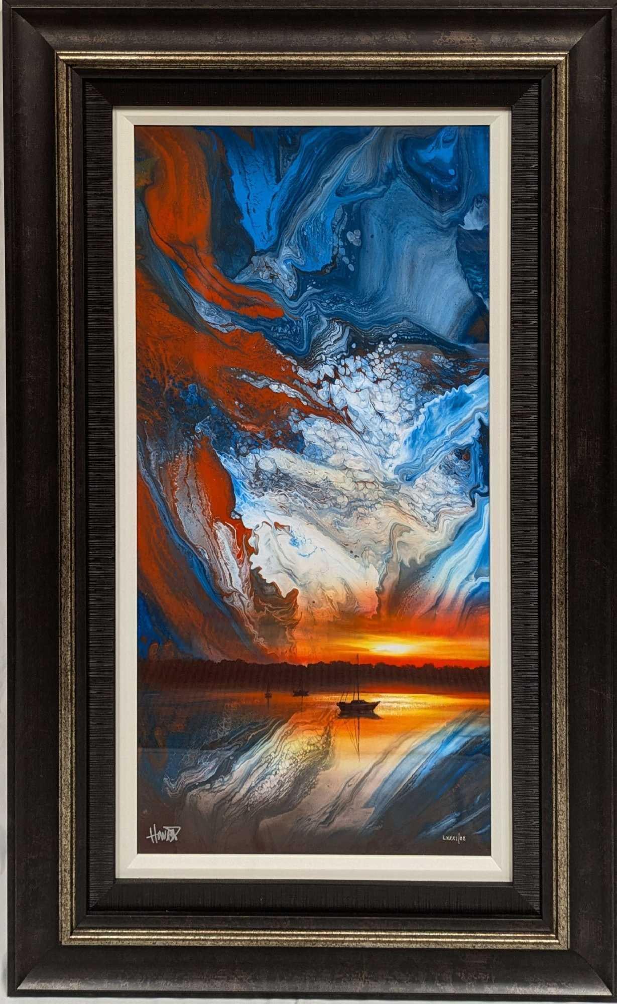 Framed S&N Howard Ashton Sail Away Print On Aluminum Roman Numbered