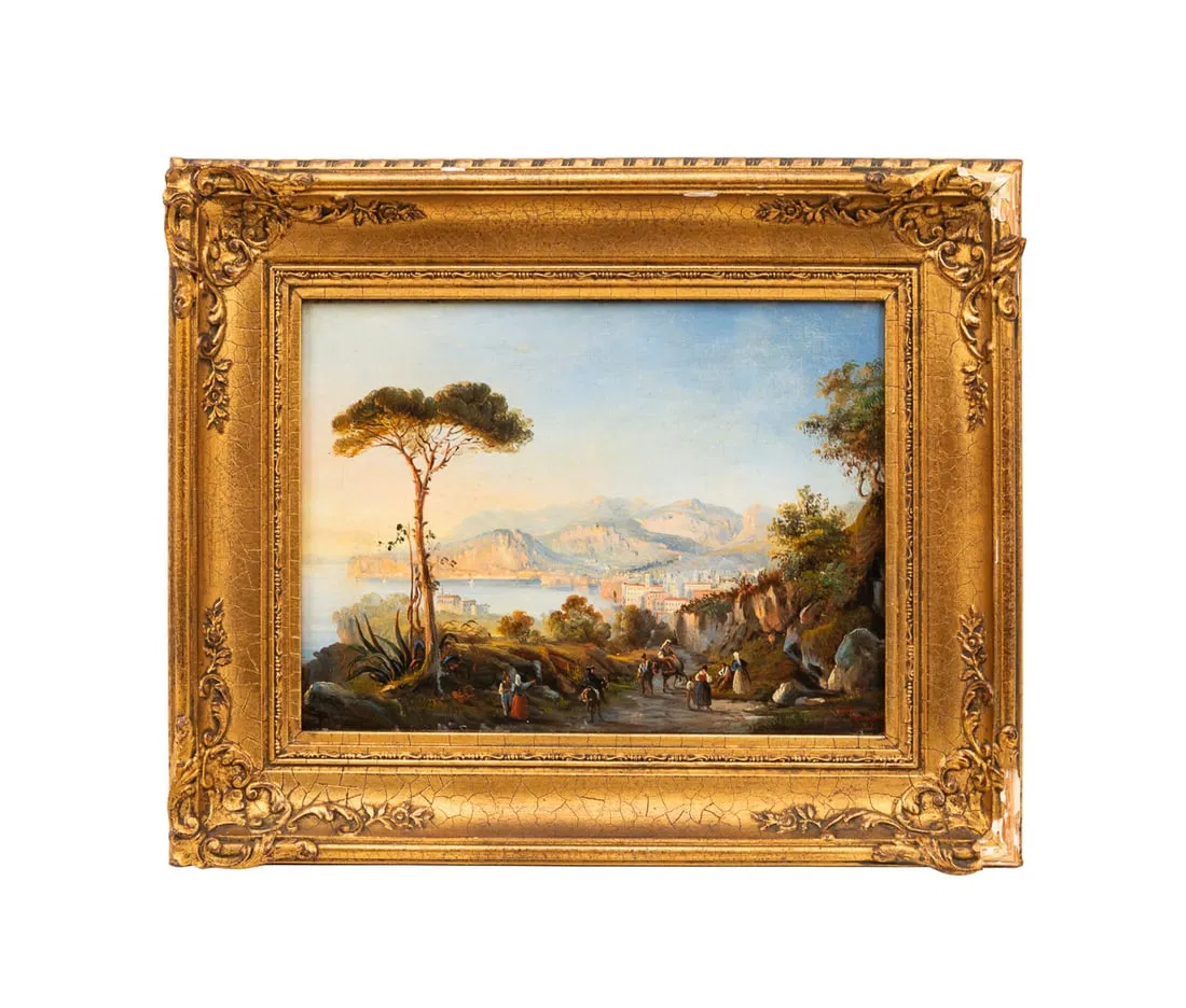 FRANCESCO FERGOLA, VIEW OF THE GULF OF NAPLES 1840