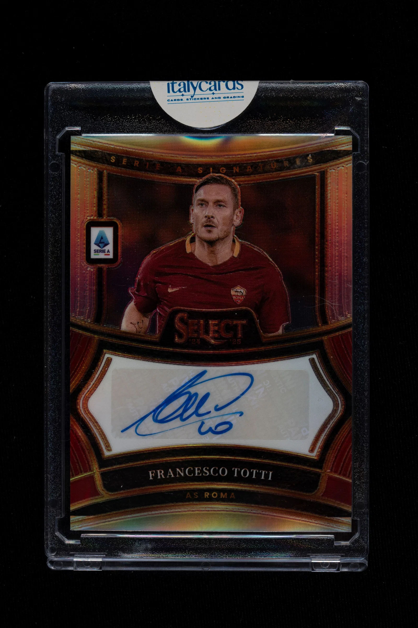 Francesco Totti - Signed Card - Roma - Panini Select Serie A 2024/25