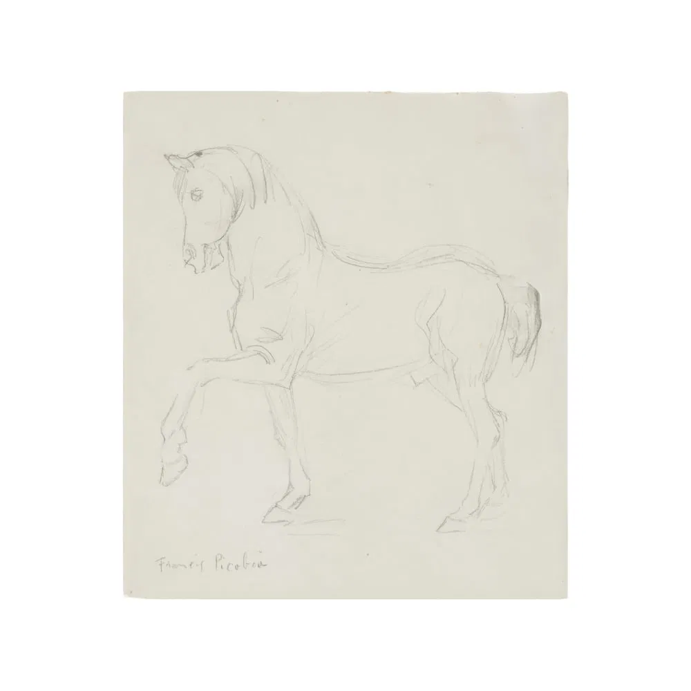 FRANCIS PICABIA (1879-1953) Sans titre (Cheval)