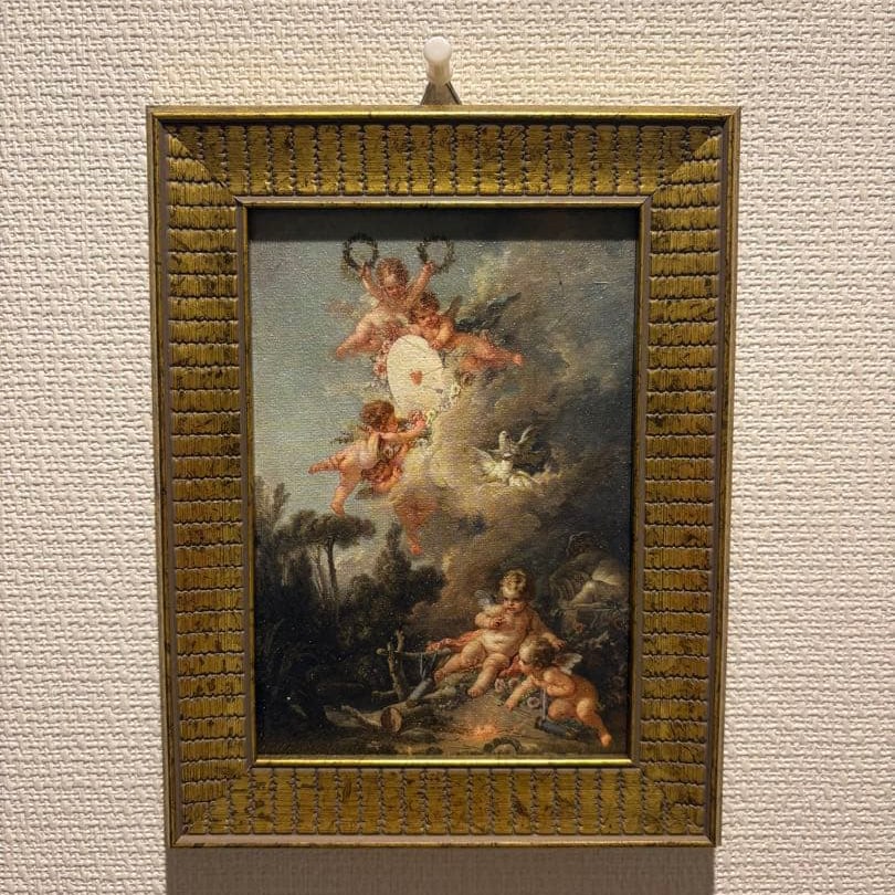 François Boucher, Target of Amor, Oil Painting, Replica