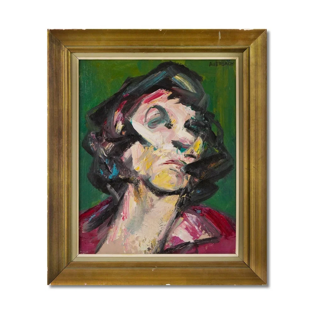 FRANK AUERBACH (1931-2024), ATTRIBUTED TO, OIL ON WOODEN PANEL